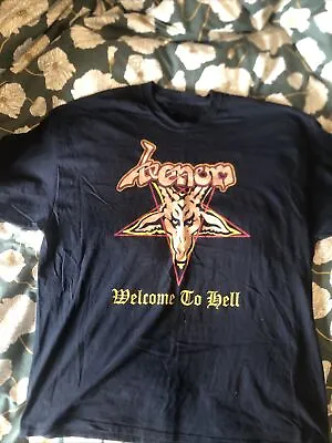 Very Rare Venom Welcome To Hell Shirt XXL Mercyful Fate Black Metal Celtic Frost • $49