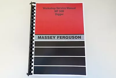 50B Digger  Massey Ferguson Workshop  Manual • £28