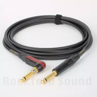 Mogami W2524 Guitar Cable | 3 FT | Silent Right To Straight Gold Neutrik • $46.99
