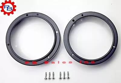 Black Headlight Bezel Rings & Screw For HMMWV All Military Vehicle Headlights • $70.45