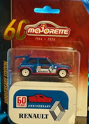 Majorette 60 Years Anniversary Edition RENAULT 5 - Scale 1:64 • £12.99