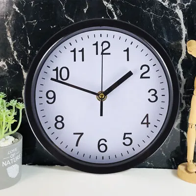 $14.68 • Buy Wall Clock Quartz Round Square Wall Clock Silent Non-Ticking  Battery Operated❧