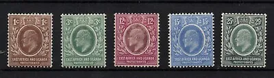 East Africa & Uganda 1907 KEVII Mint MH Collection WS34319 • £15