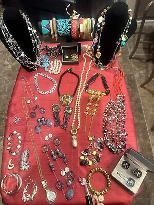 11+ Lbs Beautiful Vintage To Mod Jewelry Lot. All Pieces Wearable Or For Resale. • $50