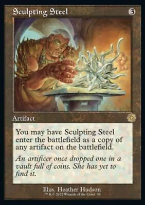 MTG Sculpting Steel (50/126) The Brothers' War Retro Artifacts LP • $1.45