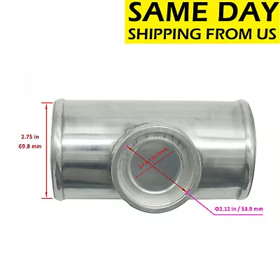 New Universal Aluminum Flange 3  Tube Pipe Blow Off Valve For HKS SSQV SQV BOV • $14.95