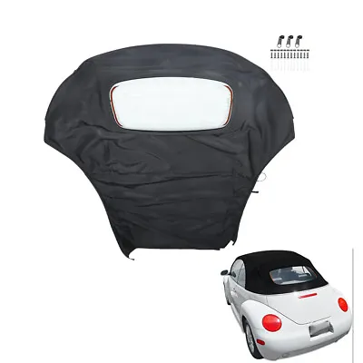 Convertible Soft Top W/ Glass Window For 03-10 Volkswagen VW Beetle Replacement • $356.50