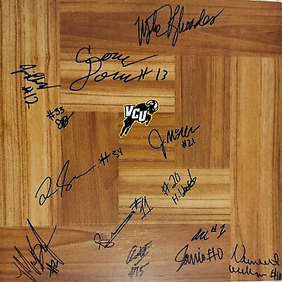 2020-2021 Vcu Rams Basketball Team Signed Autograph Floorboard Coa Auto Rhoades • $74.99