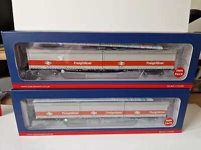 Bachmann 38-625 FGA Freightliner Wagons X 2. BR Blue (Pre-TOPS) With ISO... • £105