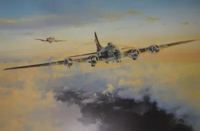 Helping Hand By Robert Taylor SIGNED LE PRINT 483/1250 WWII 8TH AF B-17 P-51 • $299.95