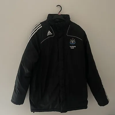 Newcastle United Jacket XL Mens Adidas 2008 Managers Training Coat • £55