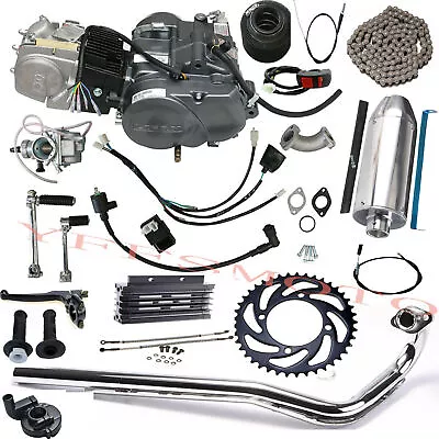 Lifan 140cc 4-stroke Engine Motor For Honda CT70 CL70 CT110 Motorcycles SSR Bike • $845.89