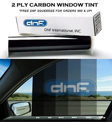 $18.50 • Buy DNF 2 Ply Carbon Window Tint Roll For Home, Office, Auto - Any Size And Shade!