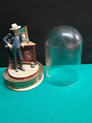 $6 • Buy John Wayne Franklin Mint Limited Edition Hand Painted Sculpture Glass Dome