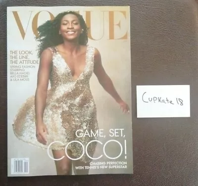 VOGUE MAGAZINE USA April 2024 COCO GAUFF Cover Spring Fashion Bella Hadid NEW • $5.80