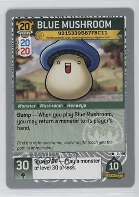 2007 MapleStory - OMG! BOSSES Trading Card Game Blue Mushroom #2 0aw3 • $2.84