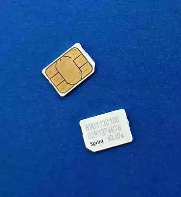 Nano Sim Card Sprint USA For IPhone Activation Only • $9