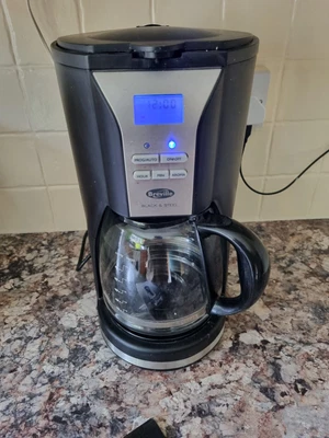 £5 • Buy Breville Black And Steel Filter Coffee Maker With Timer