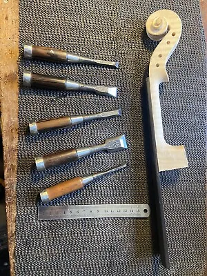 Very Rare Set Of 5  Mini Daitei Japanese Chisels By Master Teijiro Ohkubo Small • £600