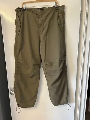 Maharishi Snopants Army Green Embroidered Cargo Trouser Size XL • £130