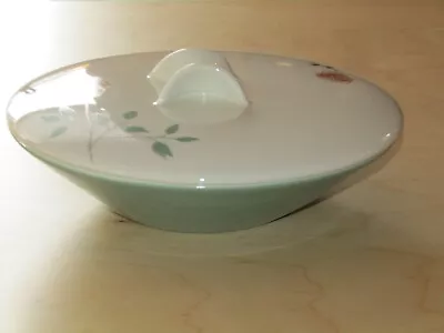 Vtg Mid Century Modern Iroquois  Rosemary  Coupe Soup Bowl With Lid 1950’s • $8.99