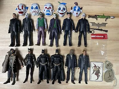 $244.99 • Buy Dc Mattel Movie Masters Dark Knight Trilogy Lot Of 12 Figures Batman Joker Bane