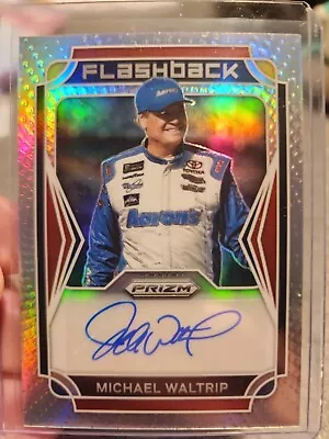 2022 Prizm Nascar Flashback Silver Michael Waltrip Auto Autograph • $9.75