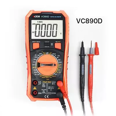 VC890D Digital Display Backlight Digital Multimeter Protection Measure Capacitan • $27.50