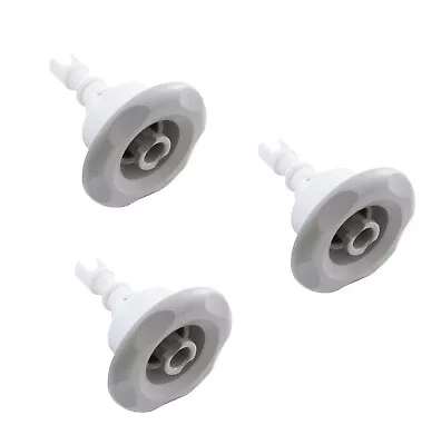 Hot Tub Basics | Spa Jet Inserts 3  Face Gray Nozzle Mini Storm 212-7929 3-PK • $37.92