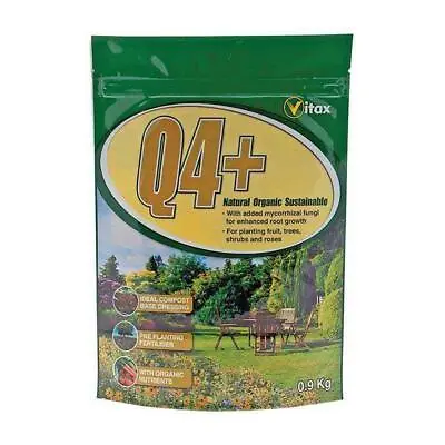 Vitax Q4 Plus Fertiliser Pouch 0.9kg • £6.99