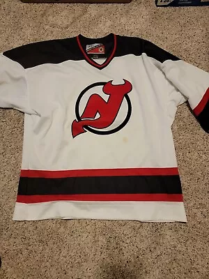 New Jersey Devils NHL Vintage Starter Jersey Men's Size XL White  • $28