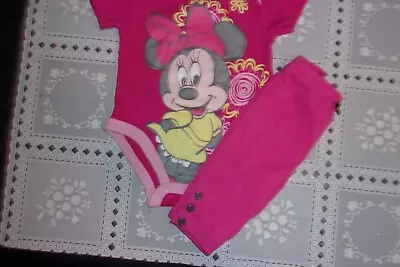 Minnie Mouse Baby Girl Outfit / Set ...0 - 3 Months ...2.99 • $2.99