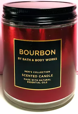 Bath & And Body Works Bourbon For Men Single Wick 7 Ounce Candle • $17.91