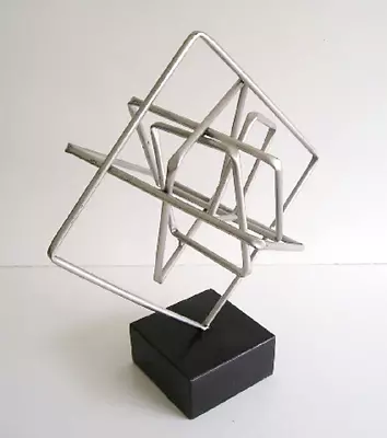 Modern Metal Abstract Art Sculpture • $24.98