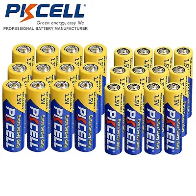 (Combo 24) AA & AAA Batteries R03P R6P UM3 UM4 1.5V Carbon-Zinc For Tree Lights • $7.99