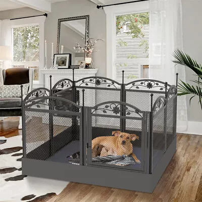 £123.91 • Buy Heavy Duty 8 Piece Puppy Dog Play Pen Run Enclosure Whelping Pen Playpen Cage