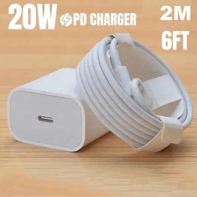 $6.99 • Buy 20W USB Type-C Wall Adapter USB-C PD Fast Charger IPad For IPhone 14 13 Pro Max
