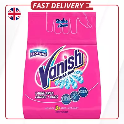 Vanish Oxi Action Gold Carpet & Rug Cleaner Moist Powder With 3x Benefits 650G • £8.80