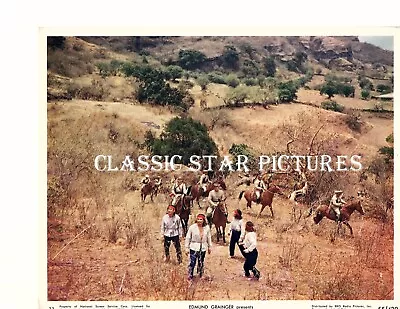 LC65 The Treasure Of Pancho Villa 1955 8 X 10 Color Lobby Card • $9.99