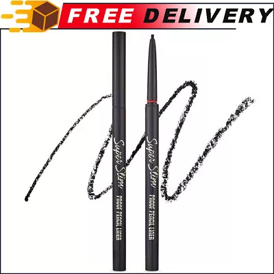 ETUDE Super Slim Proof Pencil Liner (#01 Black) 21AD Long-Lasting And Waterproof • $11.26