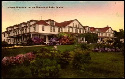$10.99 • Buy Postcard ME Moosehead Lake Maine Squaw Mountain Inn 1939 A5