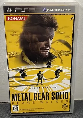 Metal Gear Solid: Peace Walker - PSP Complete JAPAN VERSION VGC • $29.99