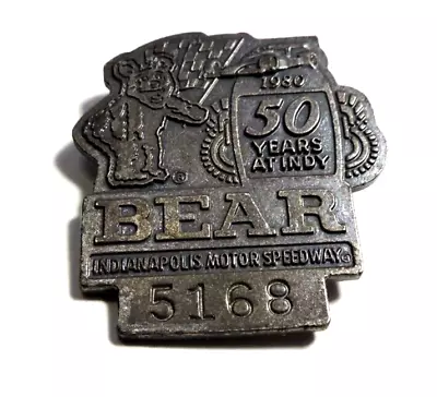 Indy 500 Silver Pit Badge 1980 #5168 • $35