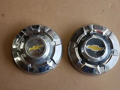 69 75 Chevy C20 3/4 Ton Dog Dish  Hubcaps Stainless 12 Inch Pair • $149.95