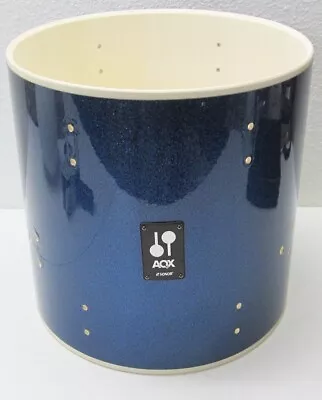 Sonor AQX 13  X 12  Floor Tom Drum Shell Blue Ocean Sparkle (Jungle/Bop/Studio) • $29.99