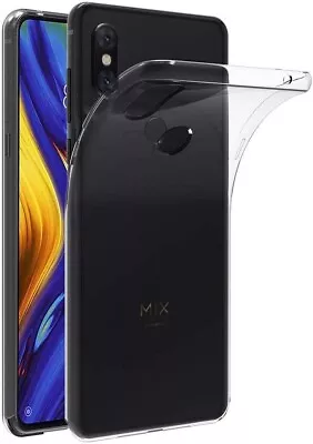 For XIAOMI MI MIX 3 SHOCKPROOF TPU CLEAR CASE SOFT SILICONE GEL BACK SLIM COVER • $5.39