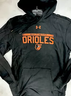 MENS Majestic Athletic BALTIMORE ORIOLES Hoody Sweatshirt Large New • $27.99