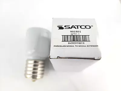 Satco 90-1801 Mogul To Mogul E39 - E39 Socket Extender 4KV Porcelain • $17.99