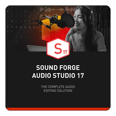 MAGIX Sound Forge Audio Studio 17 - [Activation Card] • £39.99