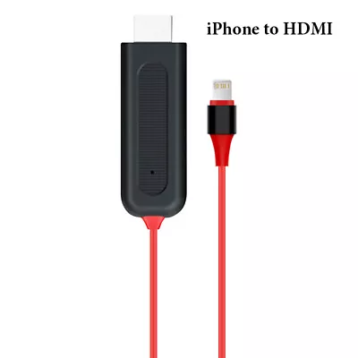 IPhone To HDMI Cable Video Converter For IPhone 14 13 12 11 Pro Max IPad Macbook • $8.99